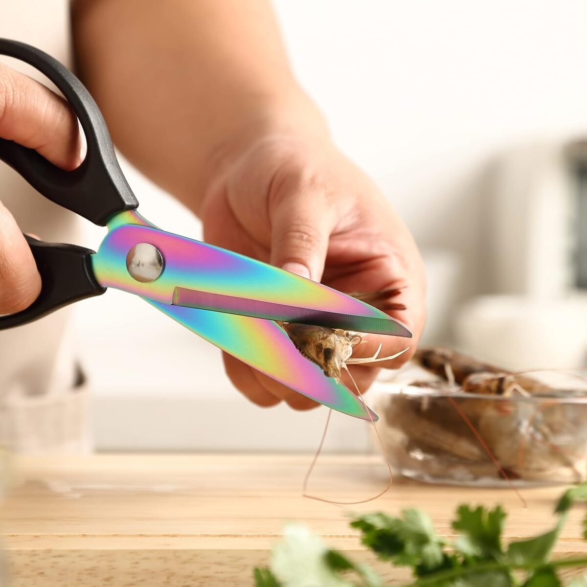 1729722033 MHS12 Kitchen Scissors with Sheath 2 Pack 9 Rainbow T