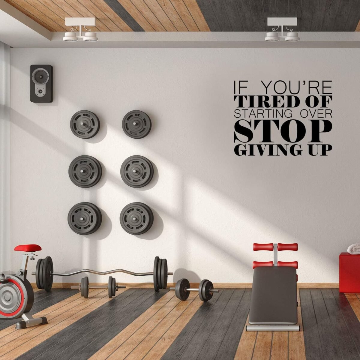 1730328788 Vinyl Wall Art Decal If Youre Tired of Starting Over