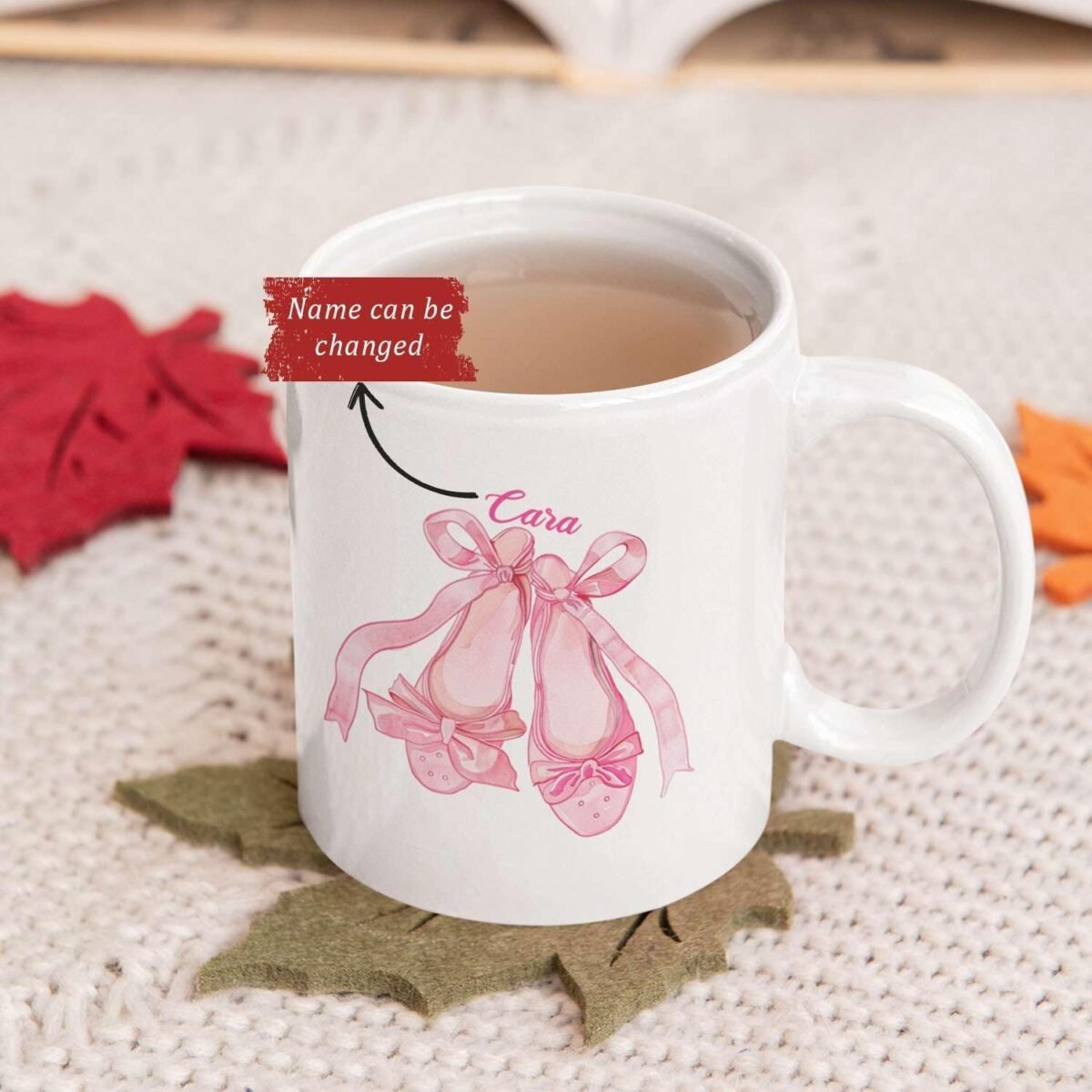 1731108452 Girls Ballet Themed Coffee Cup Custom Name Mug For Li