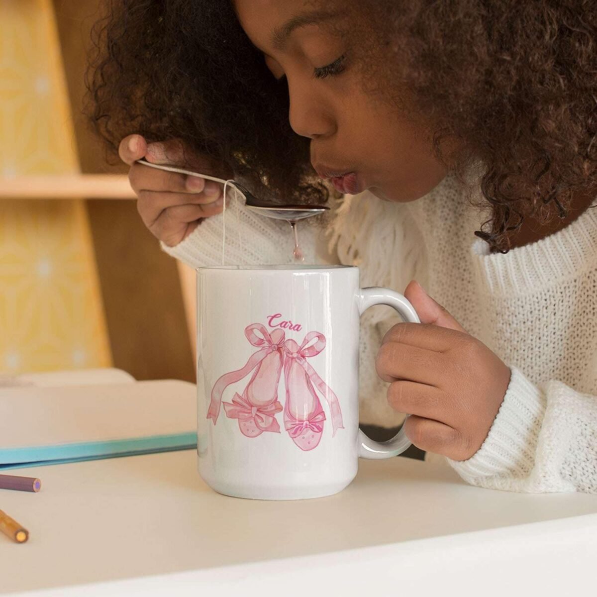 1731108459 Girls Ballet Themed Coffee Cup Custom Name Mug For Li