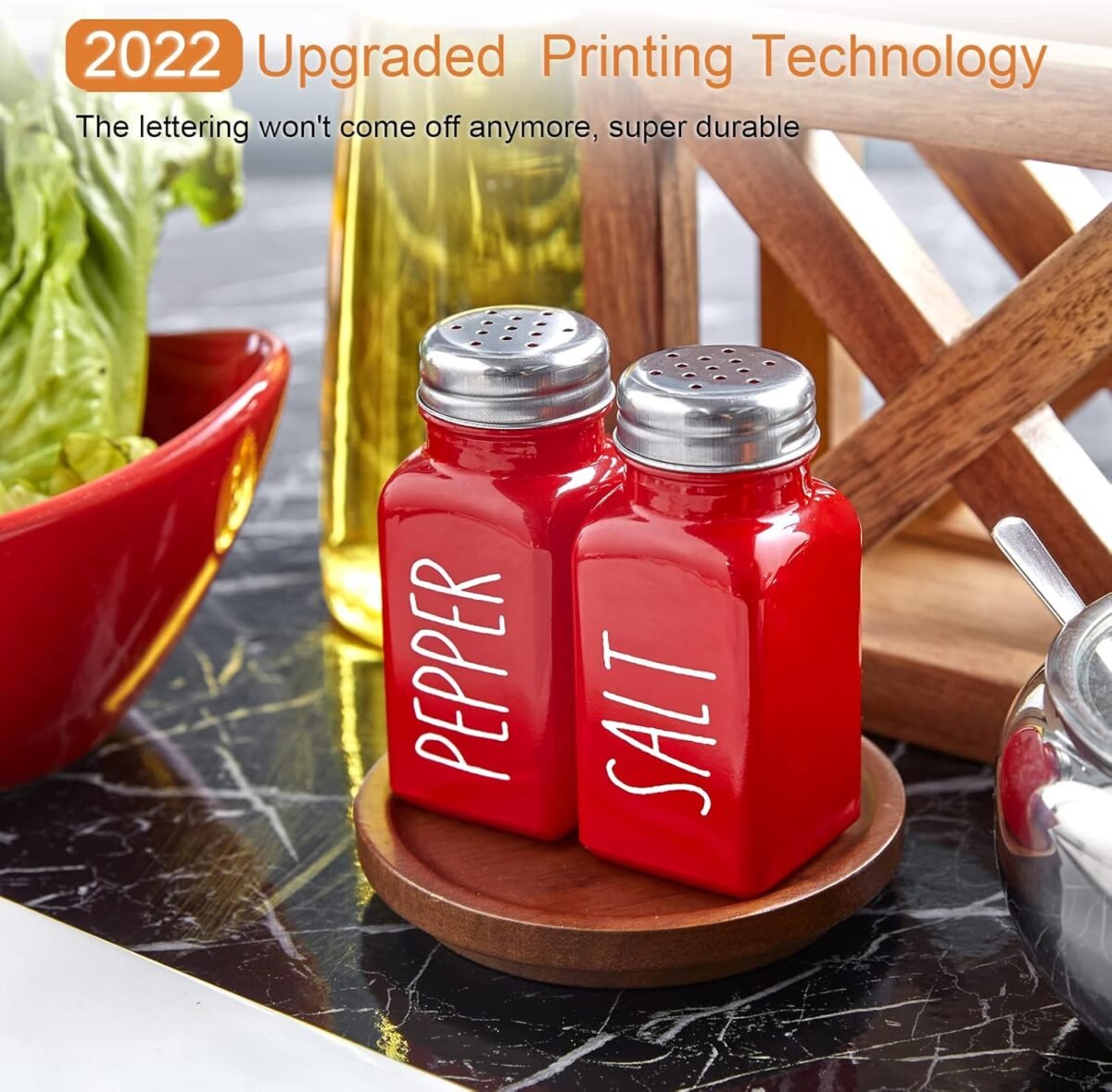 1731281413 Red Salt and Pepper Shakers Set Bivvclaz 2.7 oz Chris