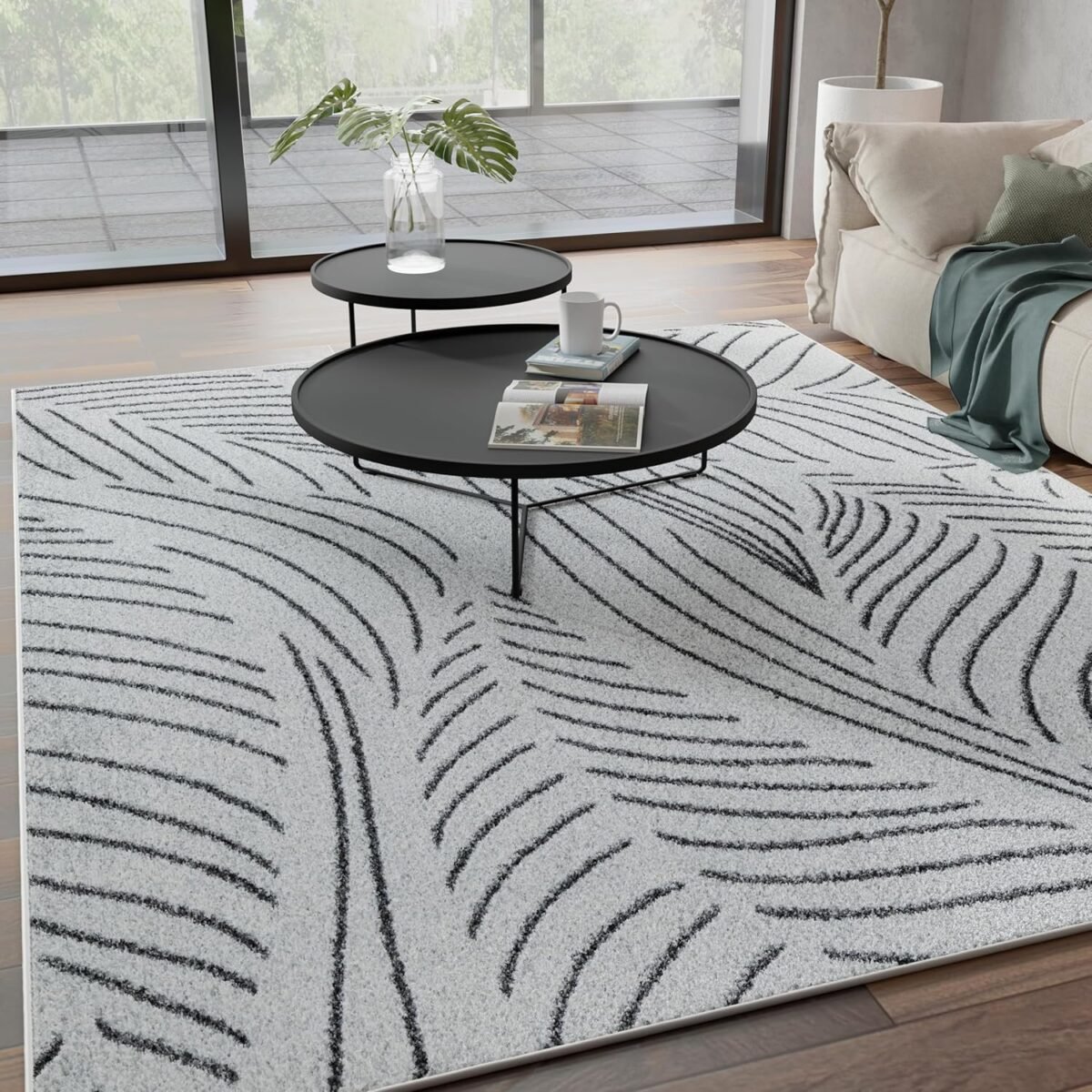 1731454457 Mason Brooks Azure AZ25A Palm White Contemporary Geomet