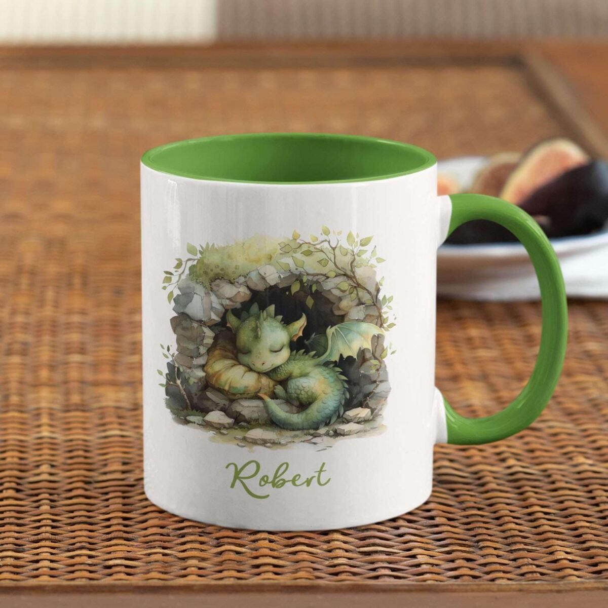 1732925960 Personalized Name Cute Dragon Coffee Mug Customized An