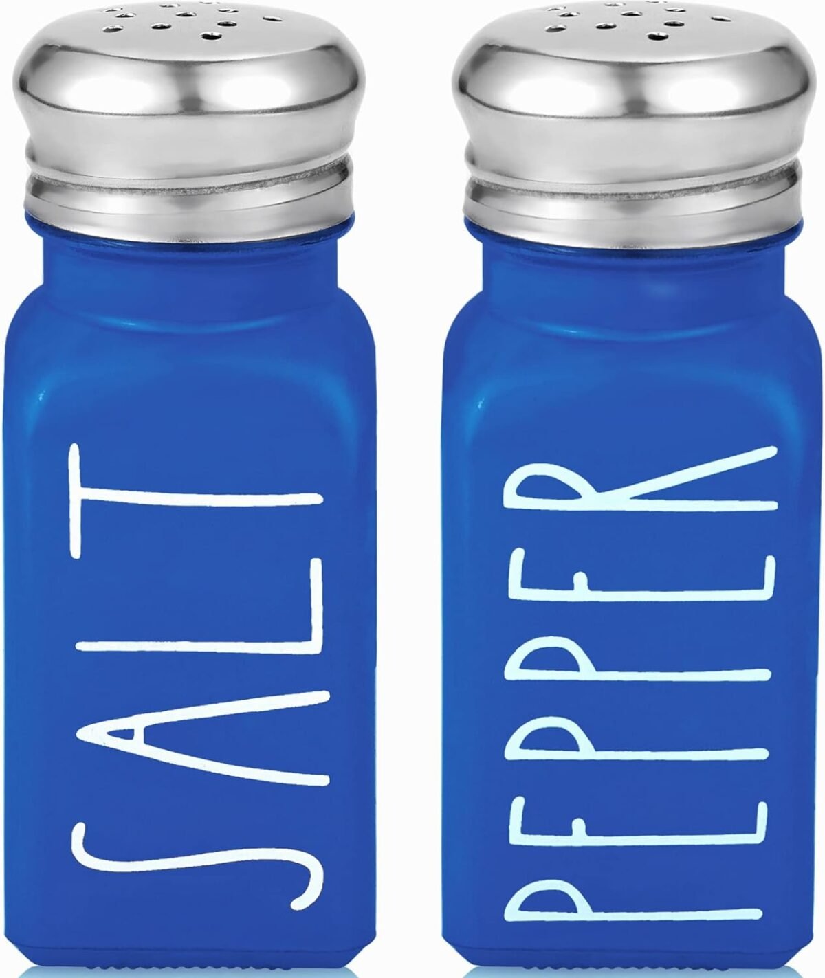 Blue Salt and Pepper Shakers Set by Brighter Barns Mo