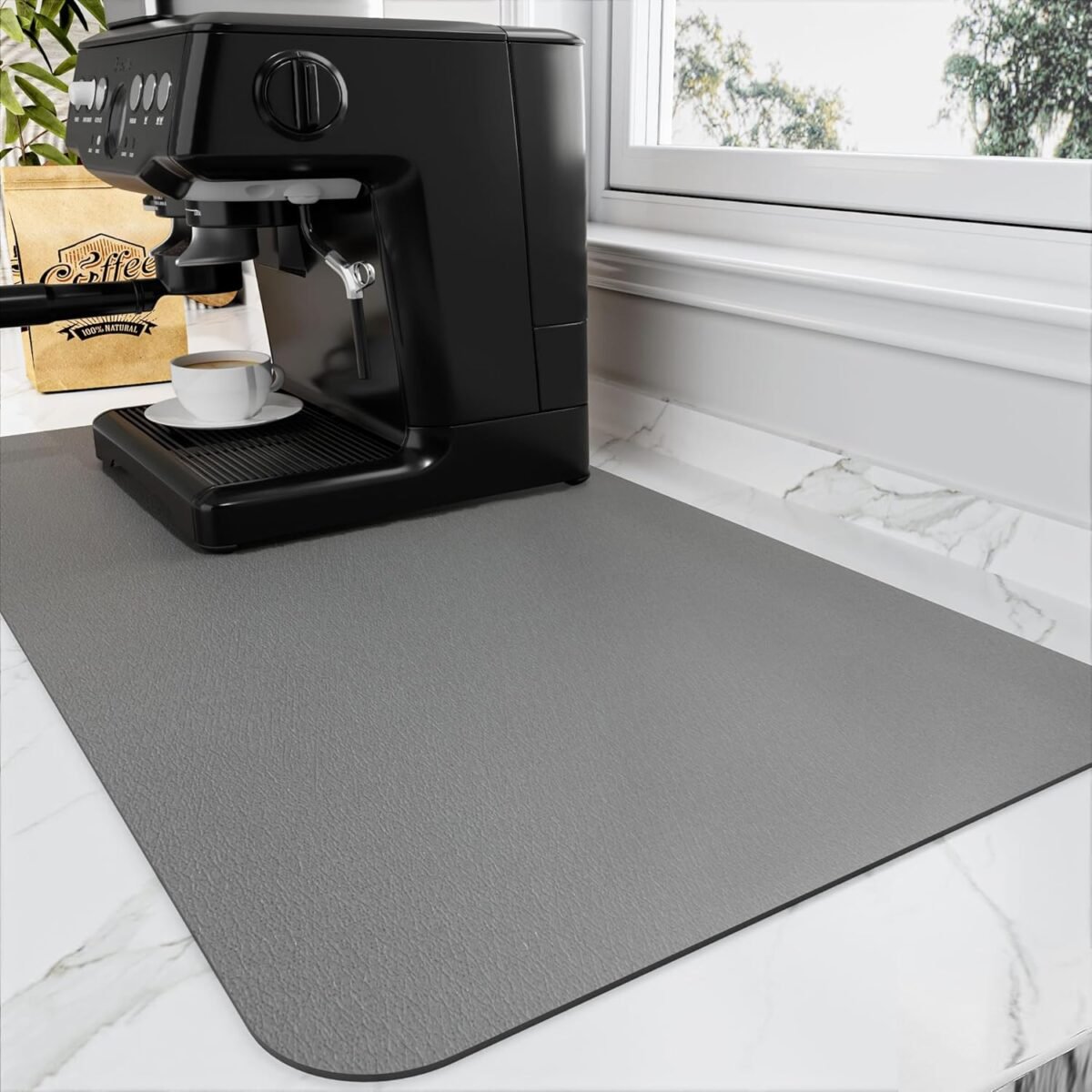 Coffee Mat Coffee Bar Mat for Countertops Coffee Ba