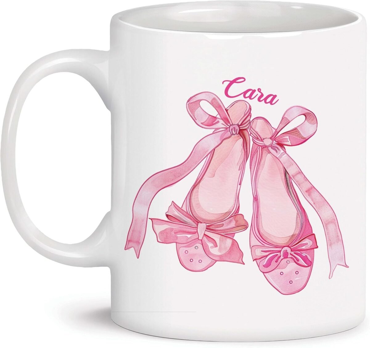 Girls Ballet Themed Coffee Cup Custom Name Mug For Li