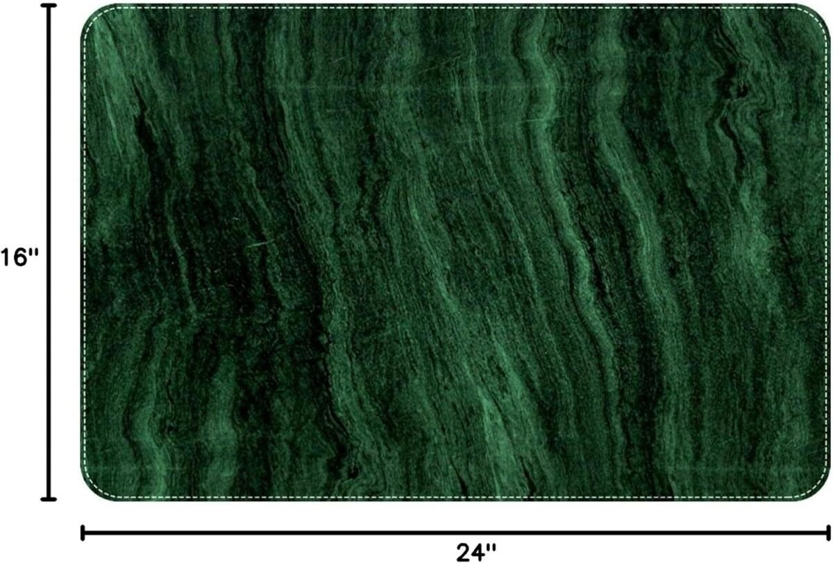 1734052656 Dark Green Texture Bath Rugs Absorbent Non Slip Door Ma
