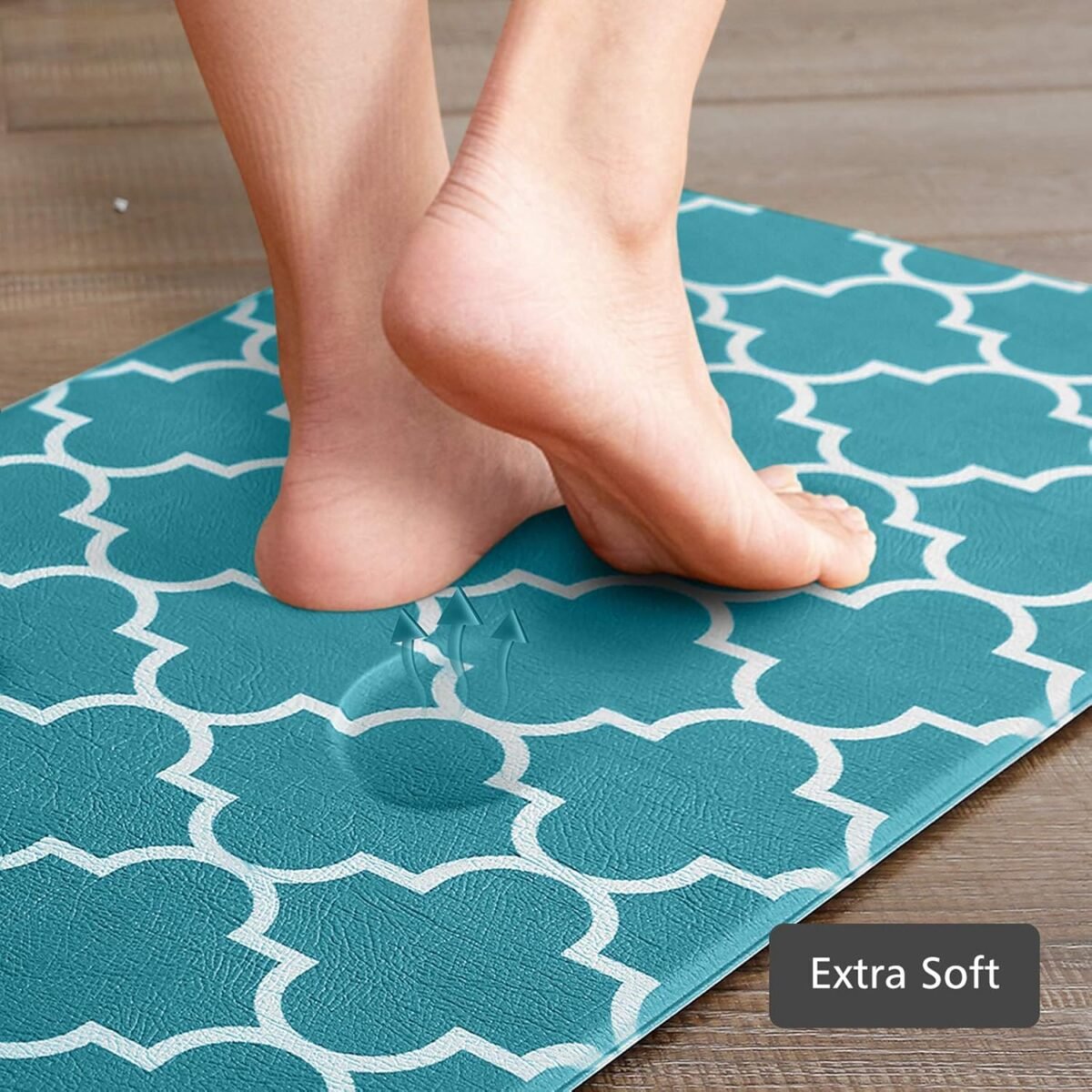 1734155771 KMAT Kitchen Mat 2 PCS Cushioned Anti Fatigue Kitchen