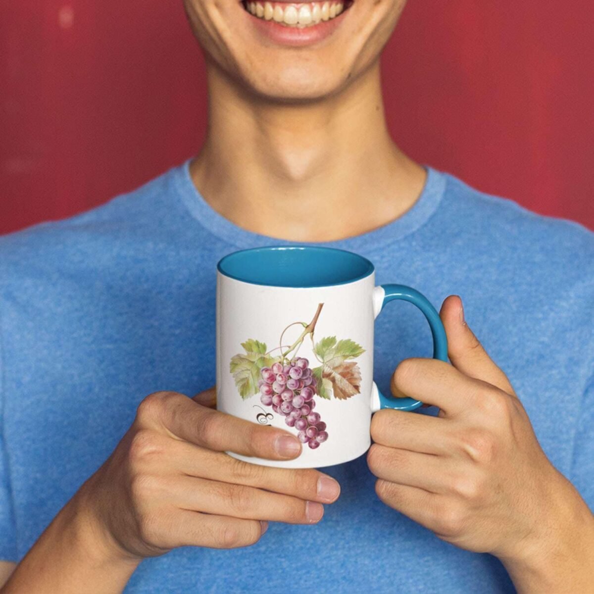 1734274170 Grape Fruit Personalized Name Coffee Mug Customized Fr
