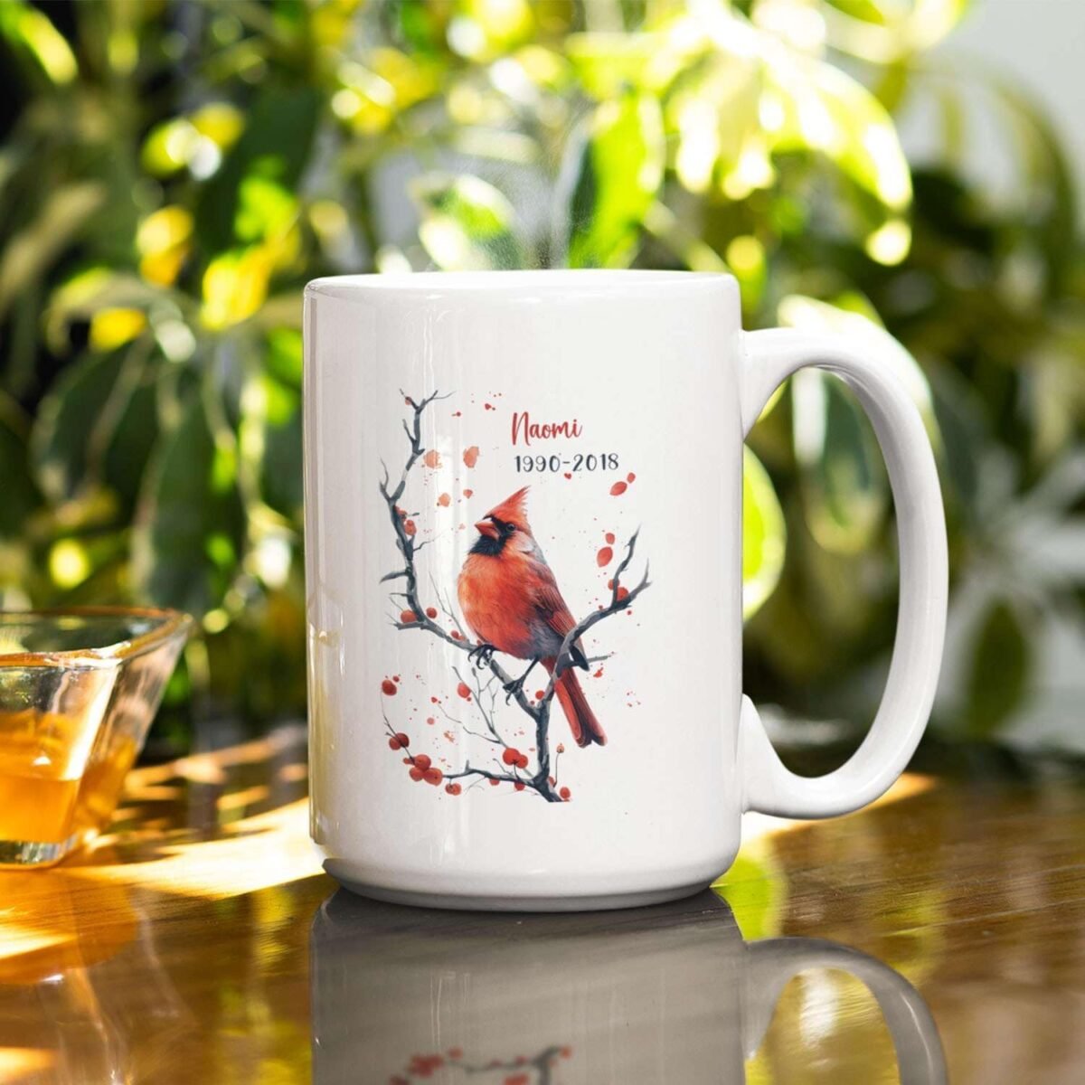1735089712 Forever In Our Hearts Tea Mug Customized Bird Lover Co
