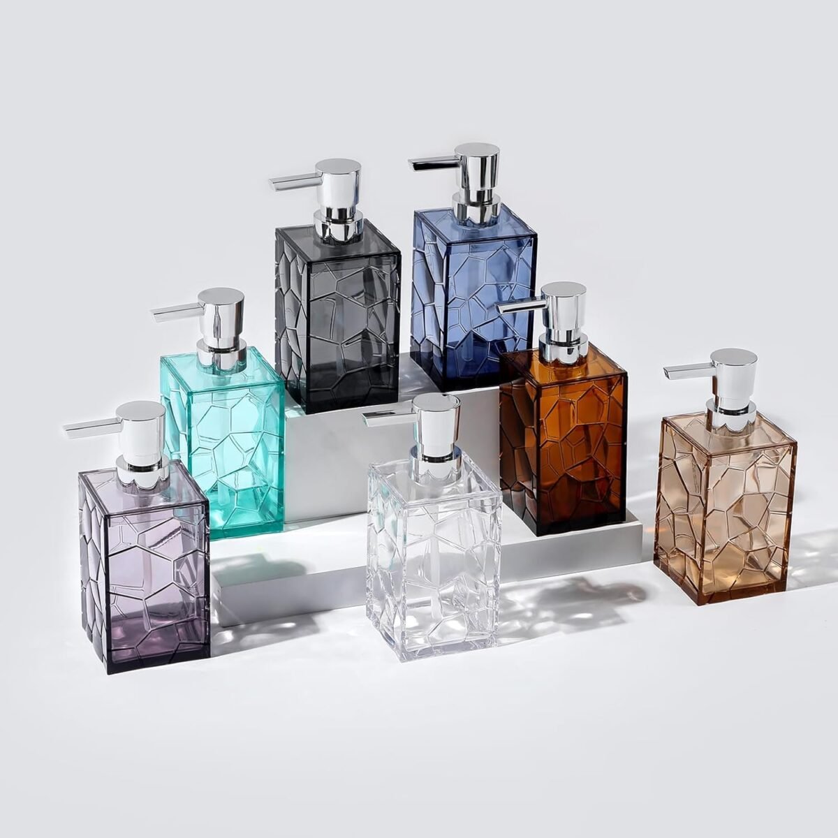 1735263692 Hand Soap Dispenser Clear Acrylic Plastic Liquid Pump