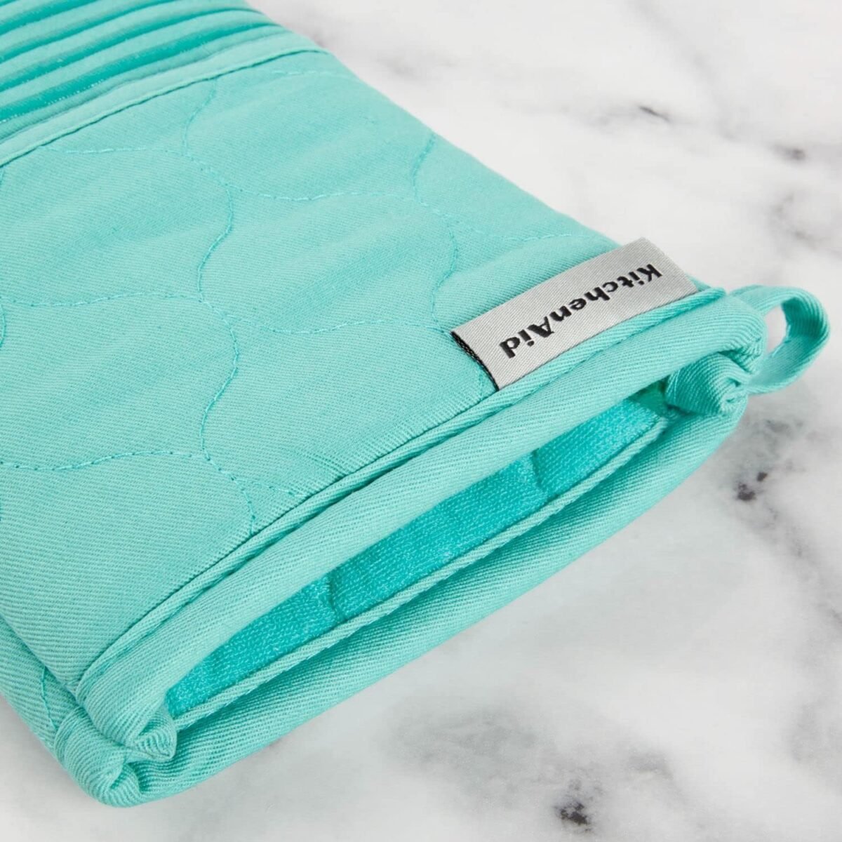1735523240 KITCHENAID Quilted Cotton Terry Cloth Oven Mitt Pot Ho