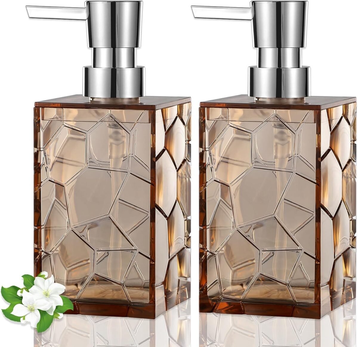 Hand Soap Dispenser Clear Acrylic Plastic Liquid Pump
