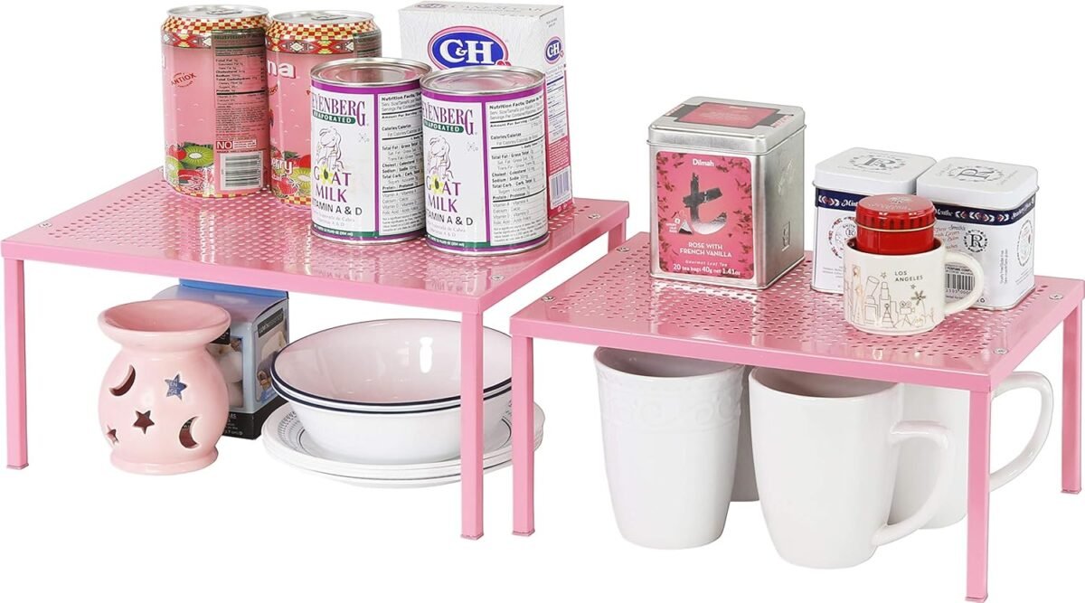 Simple Houseware Expandable Stackable Kitchen Counter S