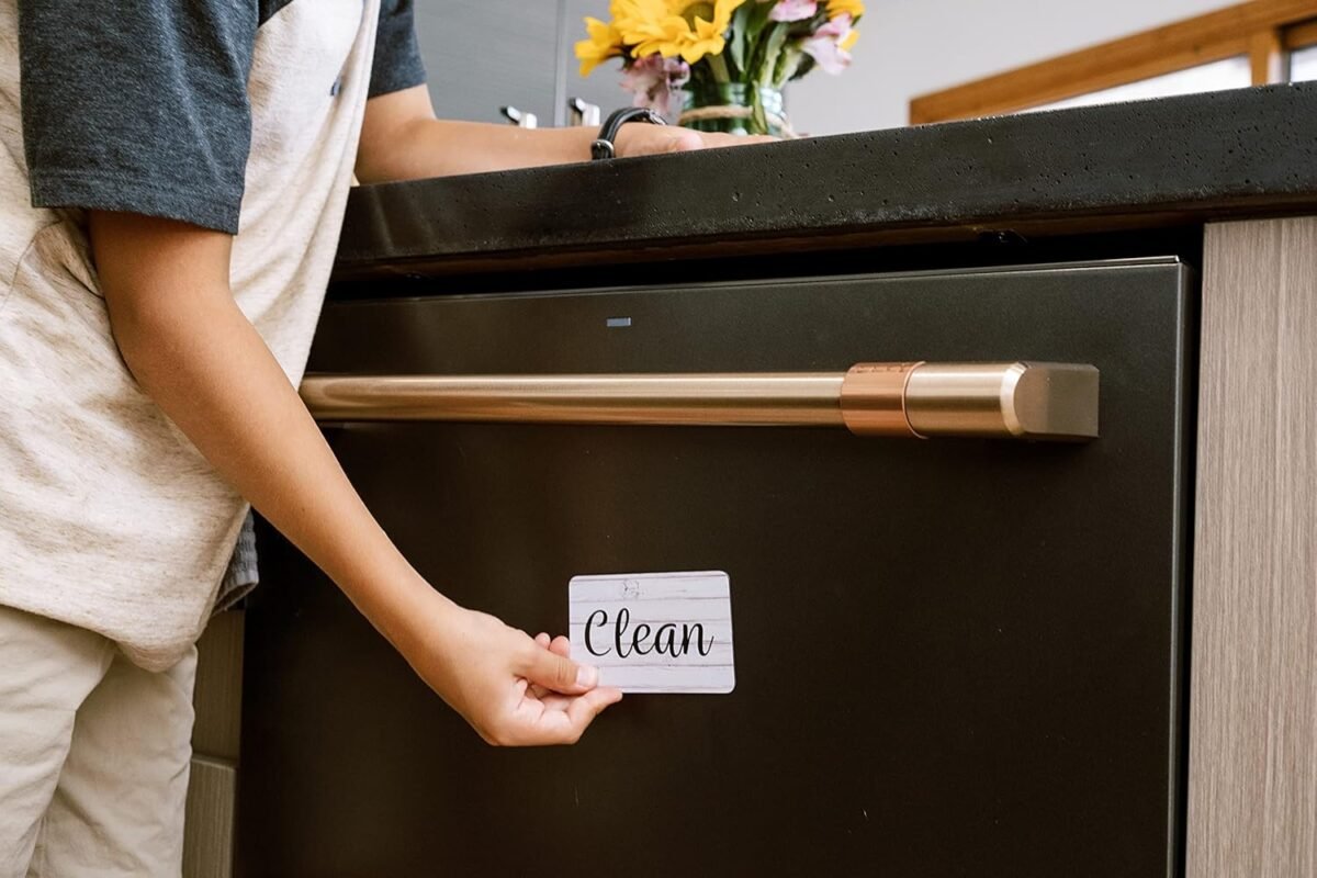 1736042484 Dishwasher Magnet Clean Dirty Sign Rustic Dishwasher M