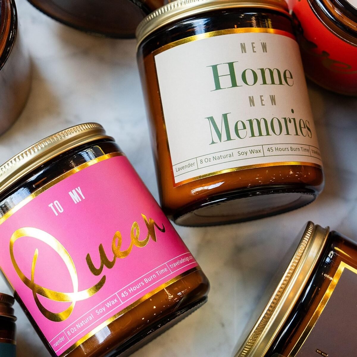 1737802391 New Home Candle New Home New Memories Lavender Scented