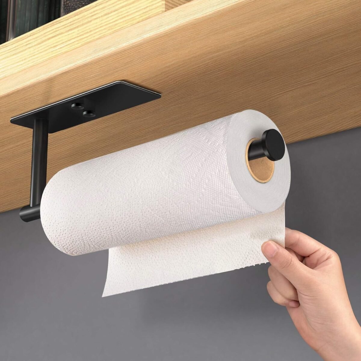 1737888826 VAEHOLD Self Adhesive Paper Towel Holder Under Cabinet