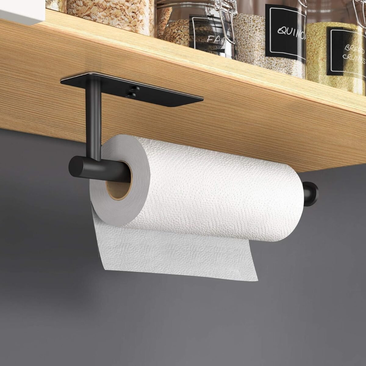 1737888833 VAEHOLD Self Adhesive Paper Towel Holder Under Cabinet