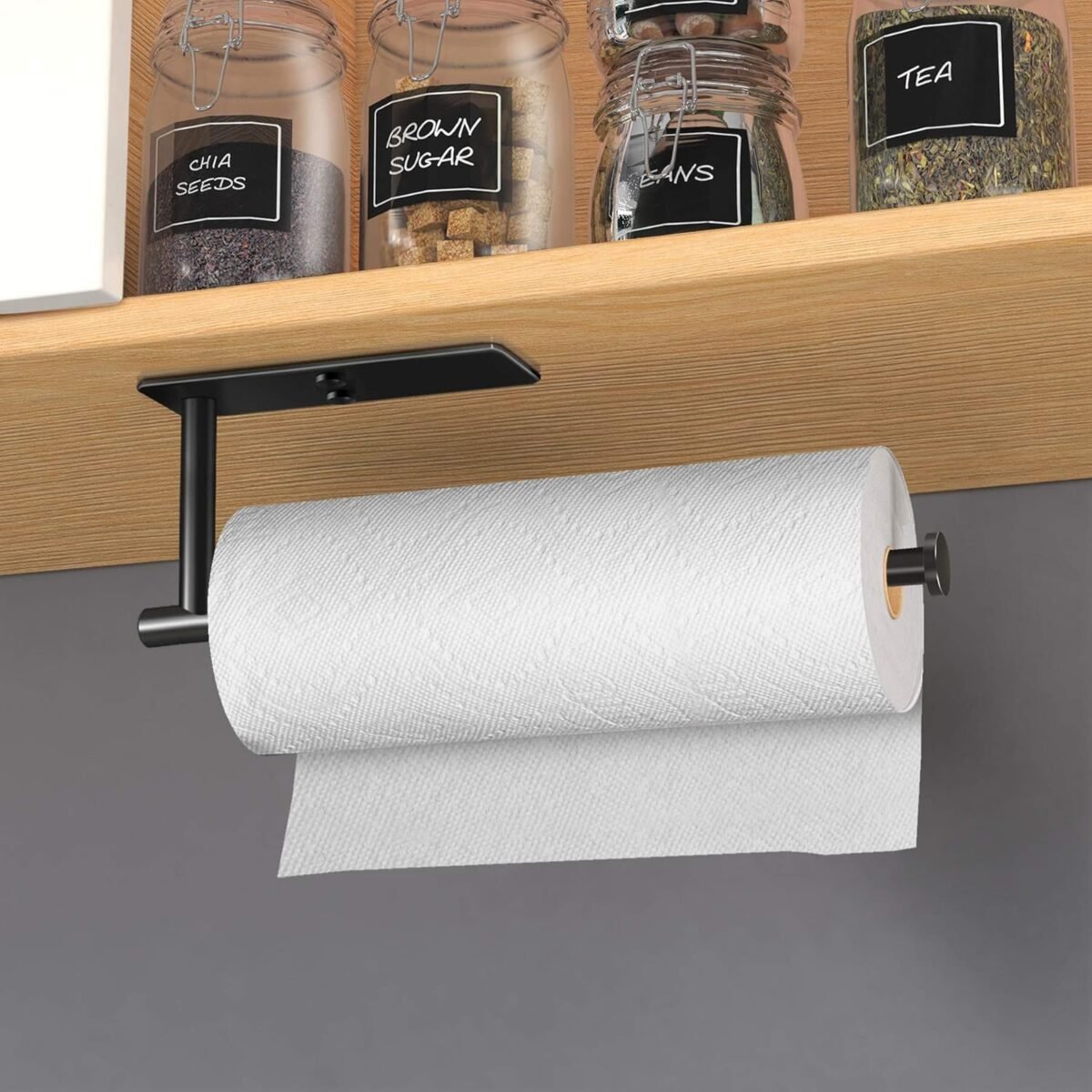 1737888837 VAEHOLD Self Adhesive Paper Towel Holder Under Cabinet