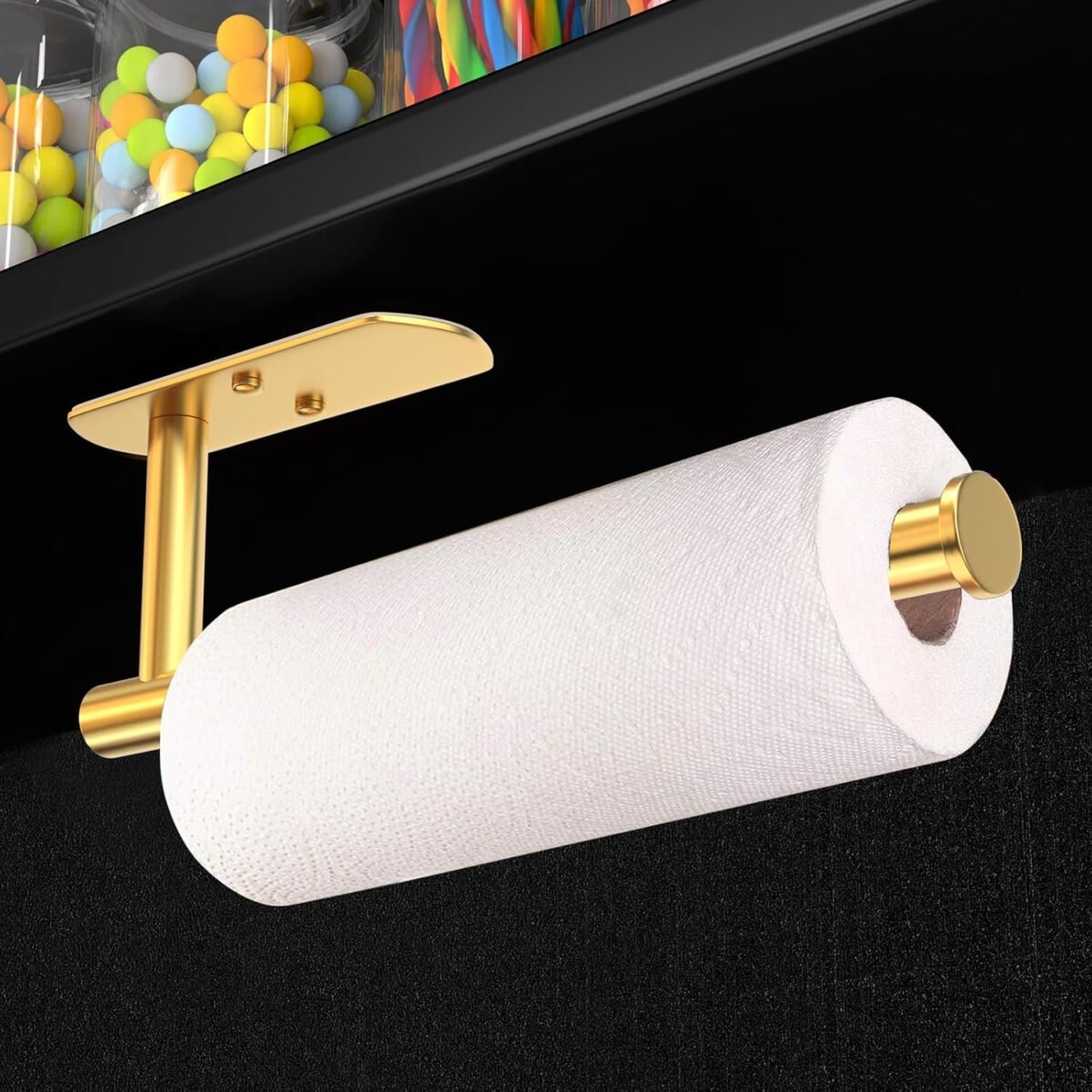 1738148279 VAEHOLD Self Adhesive Paper Towel Holder Under Cabinet