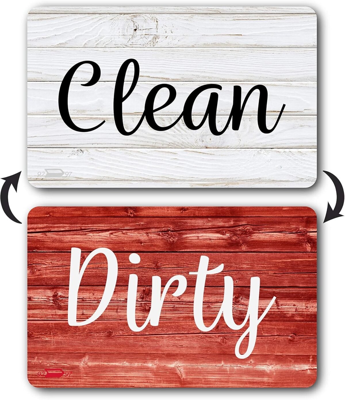 Dishwasher Magnet Clean Dirty Sign Rustic Dishwasher M