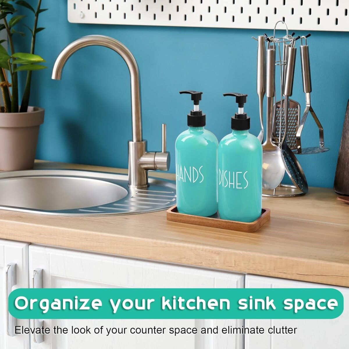1740657655 ALELION Turquoise Dish Soap Dispenser for Kitchen 16