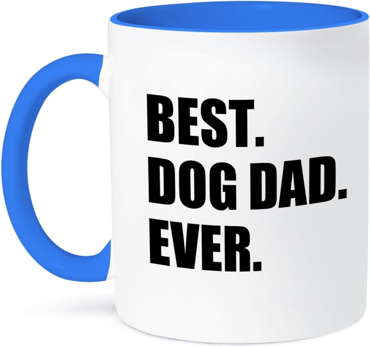 3dRose Best Dog Dad Ever Fun Pet Owner Gifts for Him An