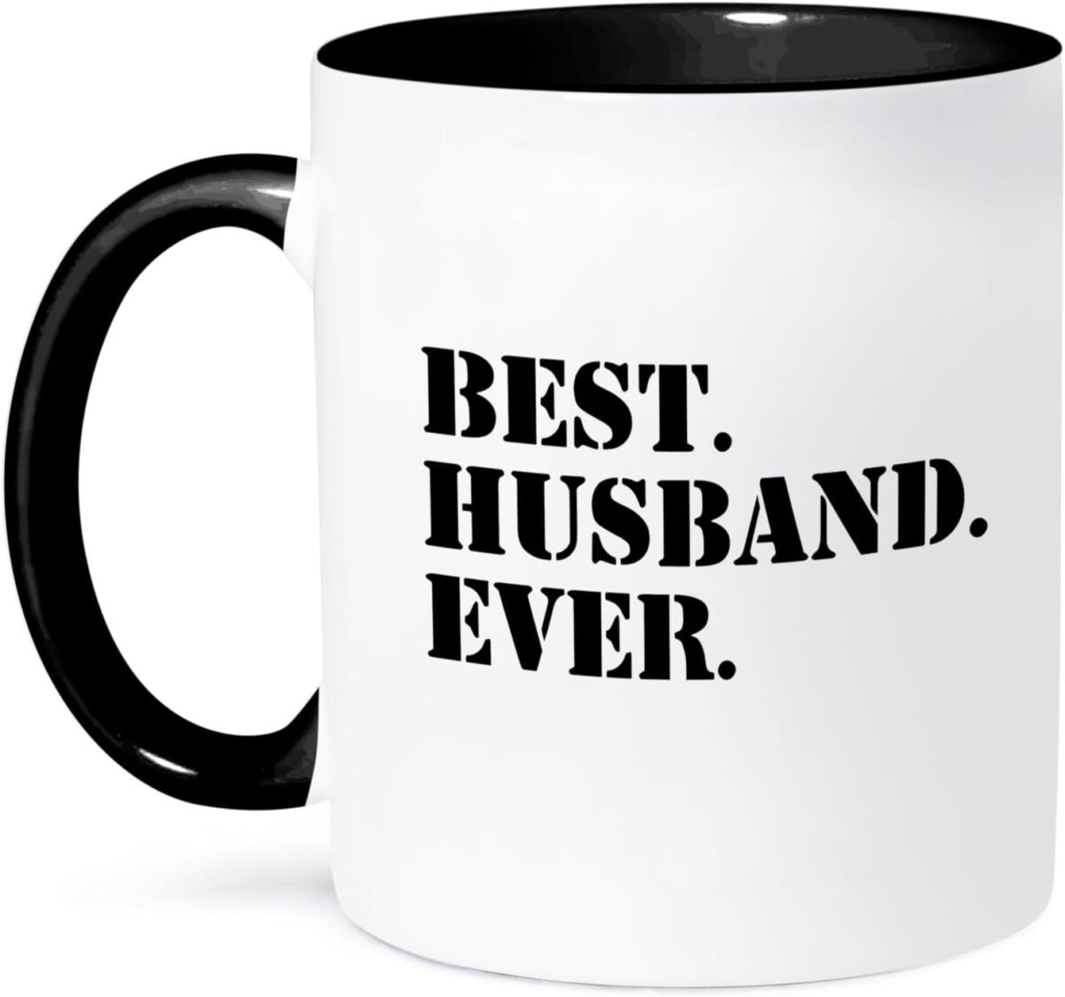 3dRose Best Husband Ever Mug 11 oz Black