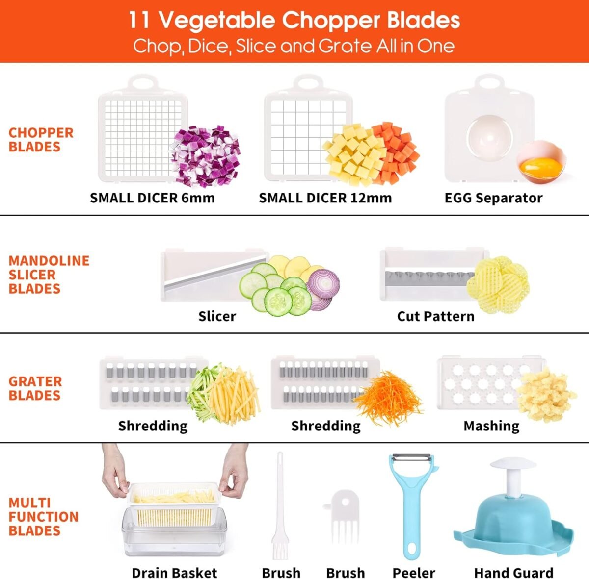1741349955 Vegetable Chopper Pro Onion Chopper 14 in 1Multifunct