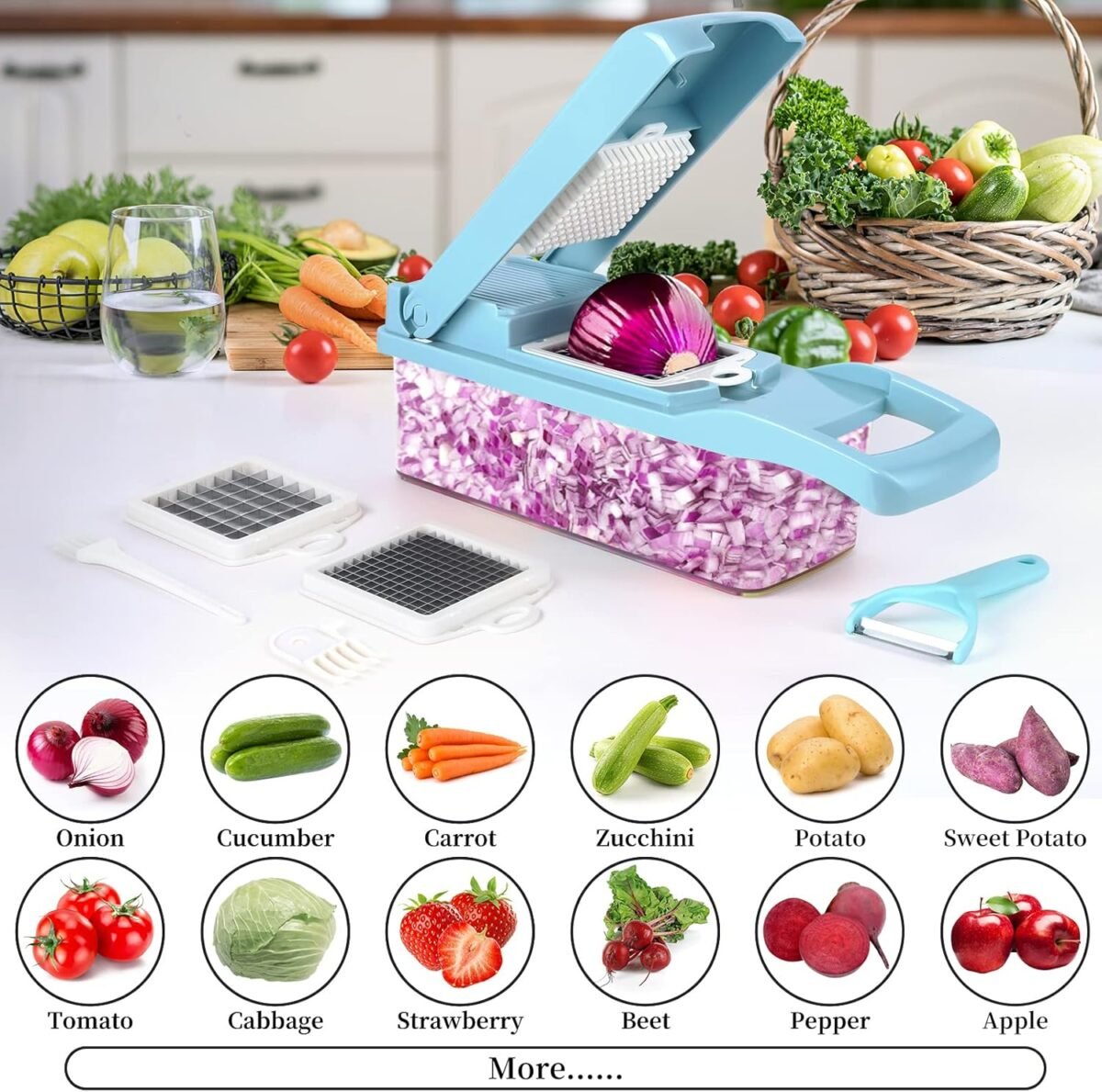 1741349967 Vegetable Chopper Pro Onion Chopper 14 in 1Multifunct