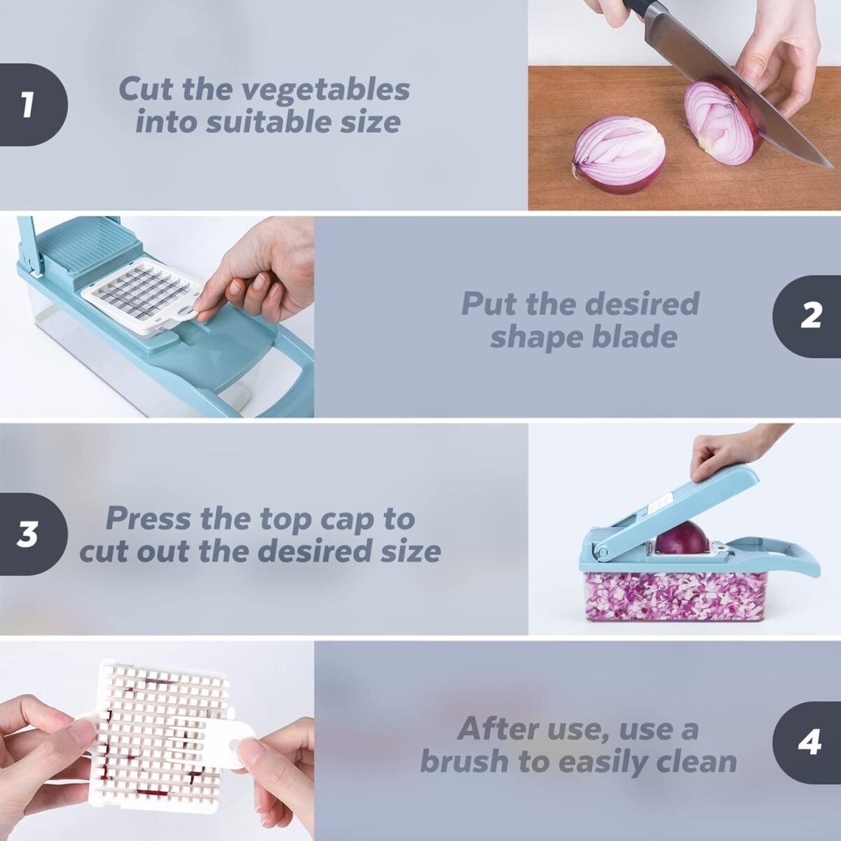 1741349971 Vegetable Chopper Pro Onion Chopper 14 in 1Multifunct