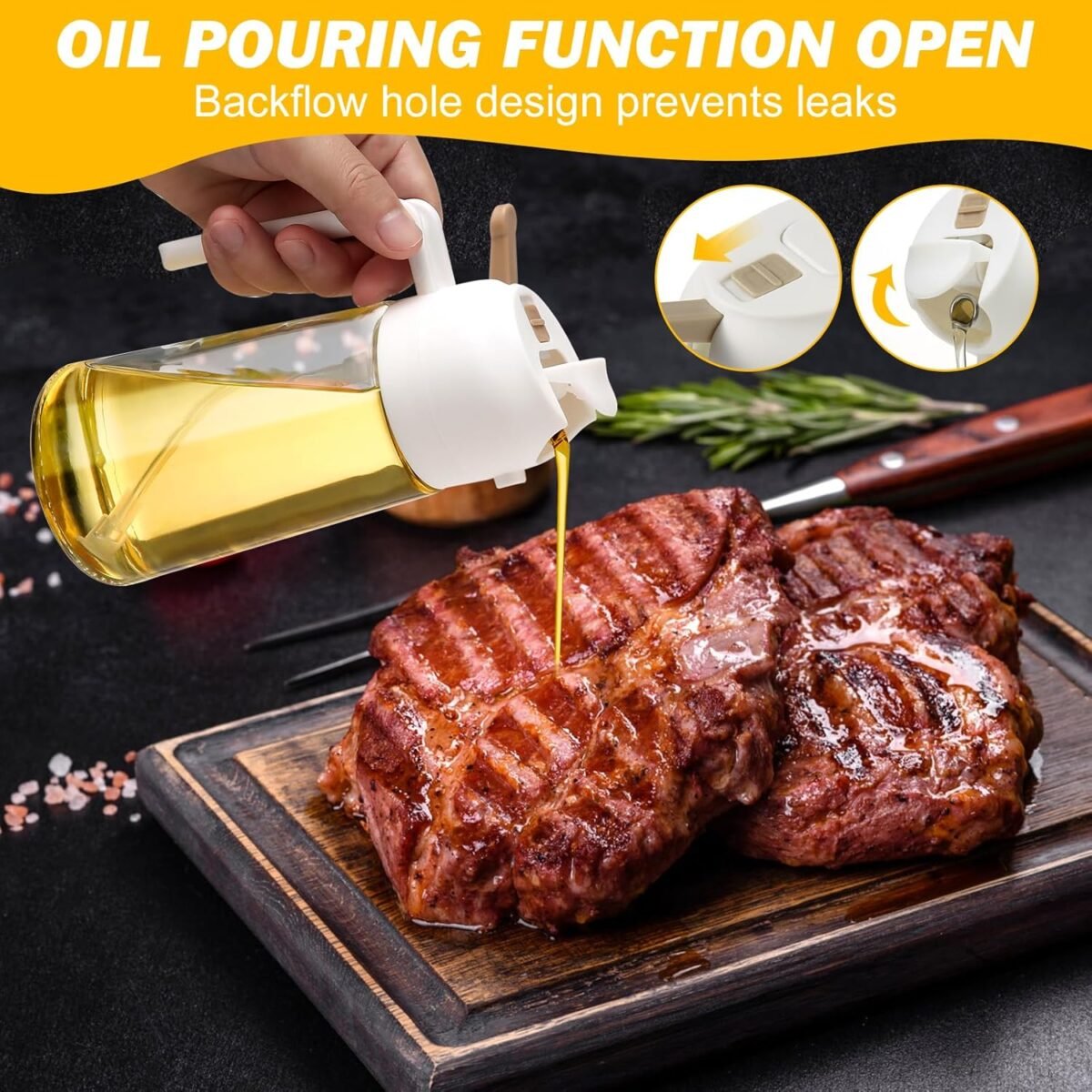 1741522860 2 Pack Oil Dispenser Bottle for Kitchen2 in 1 Oil Disp