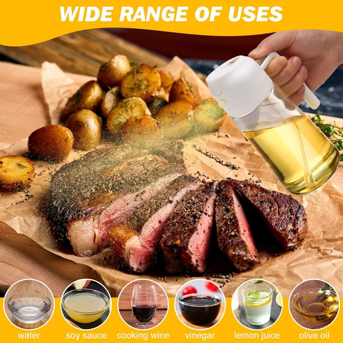 1741522872 2 Pack Oil Dispenser Bottle for Kitchen2 in 1 Oil Disp