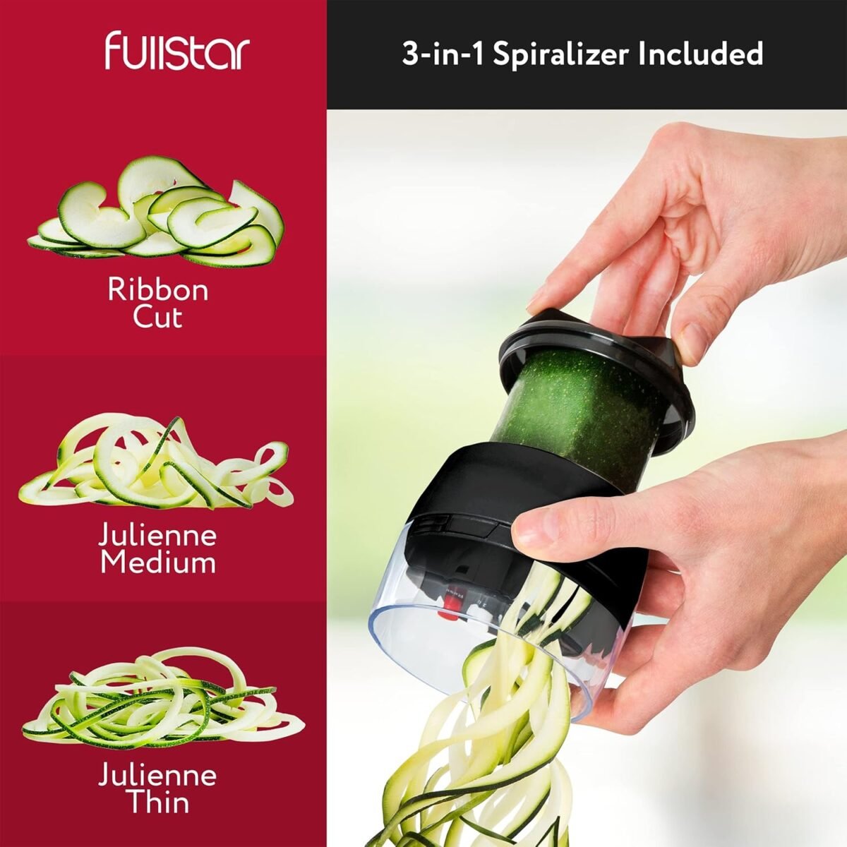 1742042159 Fullstar All in 1 Vegetable Chopper and Mandoline Slice