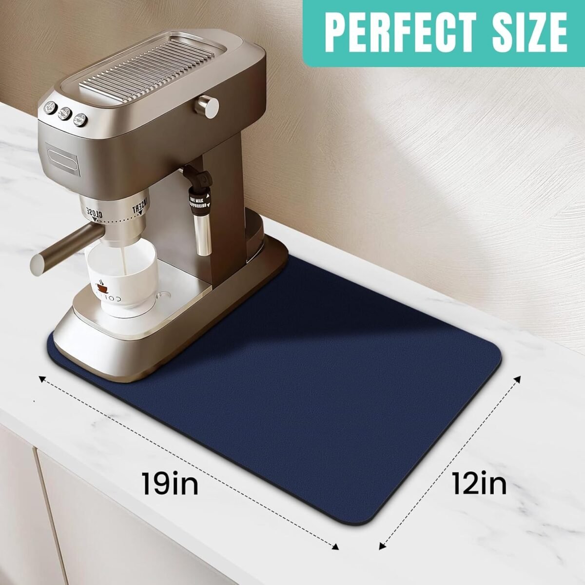 1742561295 WISELIFE Coffee Mat Super Absorbent Dish Drying Mat Cof