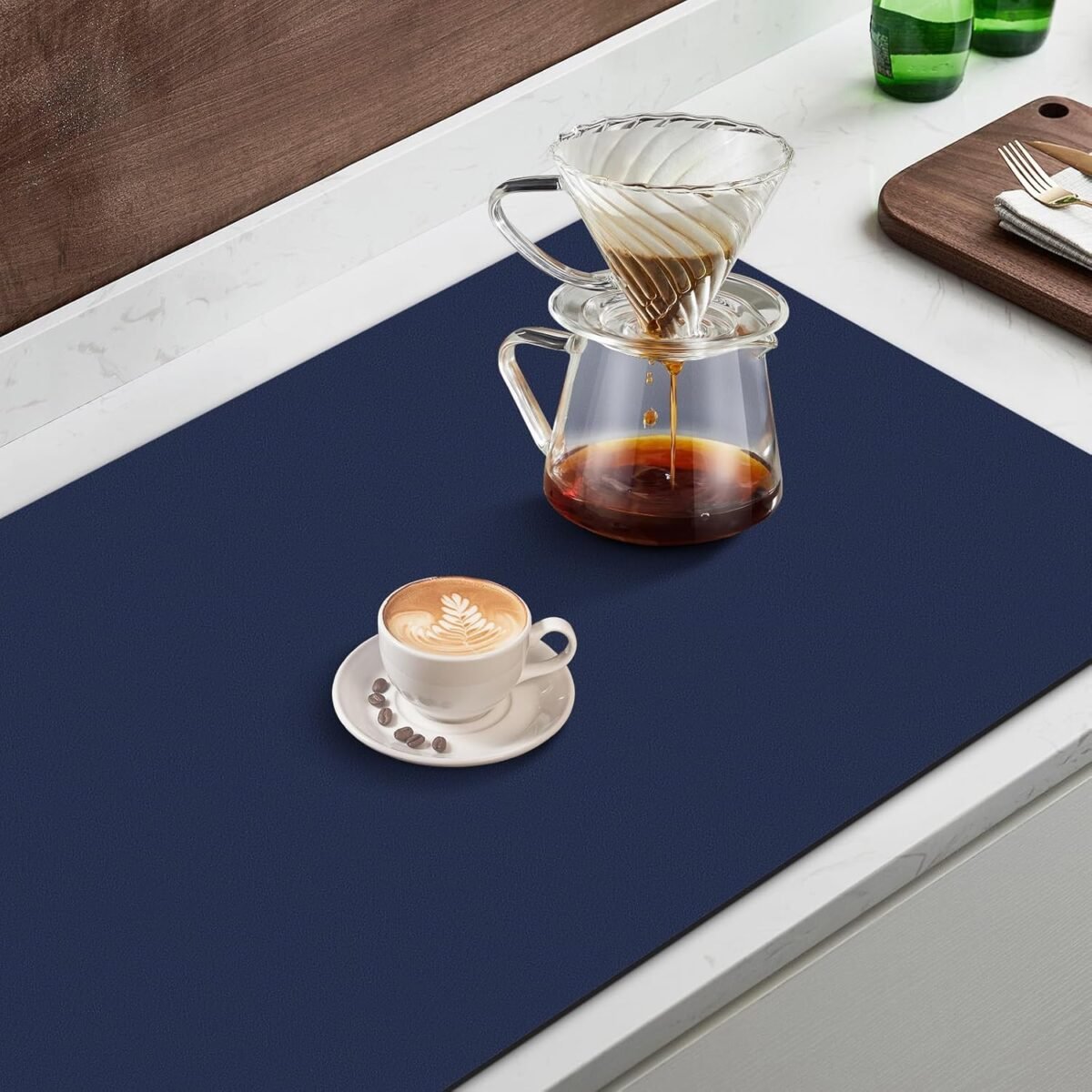 1742561306 WISELIFE Coffee Mat Super Absorbent Dish Drying Mat Cof