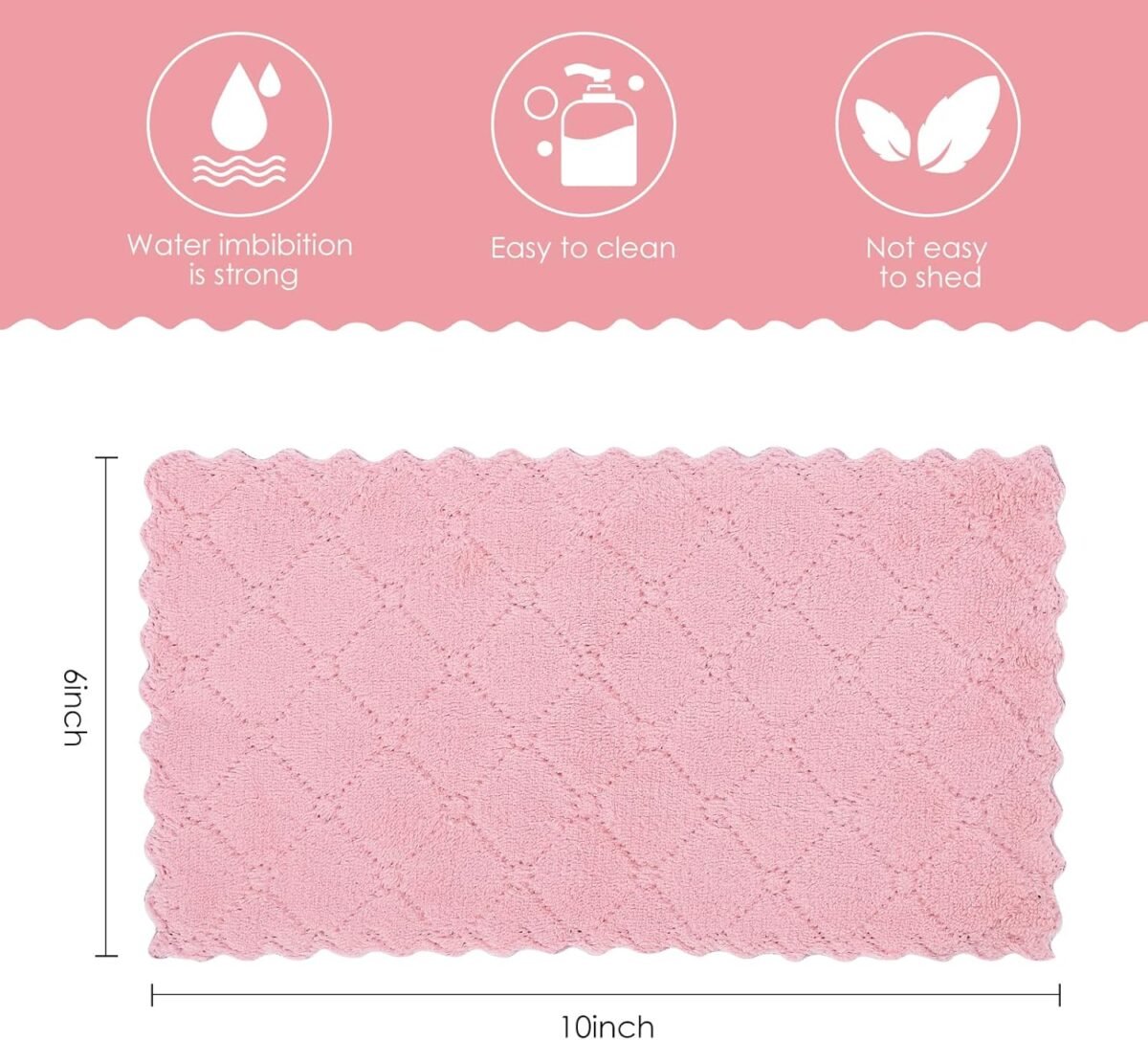 1743080174 22 Pack Kitchen Dish Cloths Reusable Dish Towels Nons