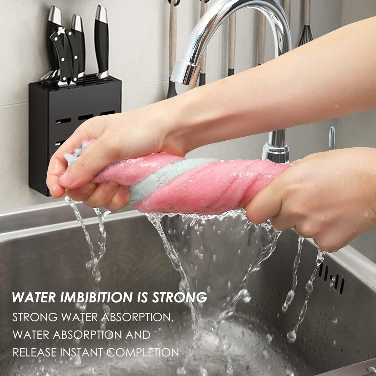 1743080184 22 Pack Kitchen Dish Cloths Reusable Dish Towels Nons