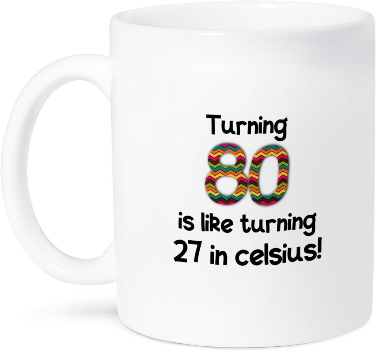 Turning 80 is Like Turning 27 in Celsius Humorous 80Th