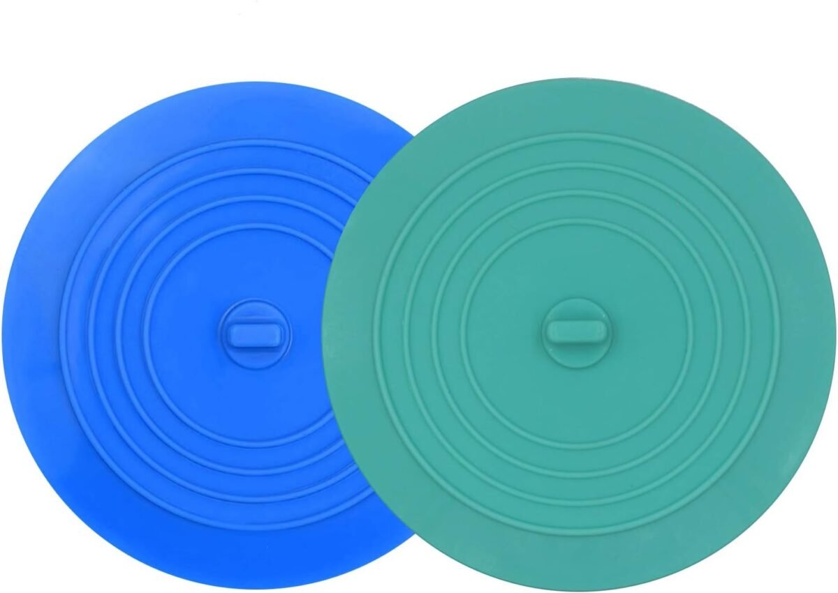 V TOP Tub Stopper 2 Pack 6 inches Large Silicone Drain