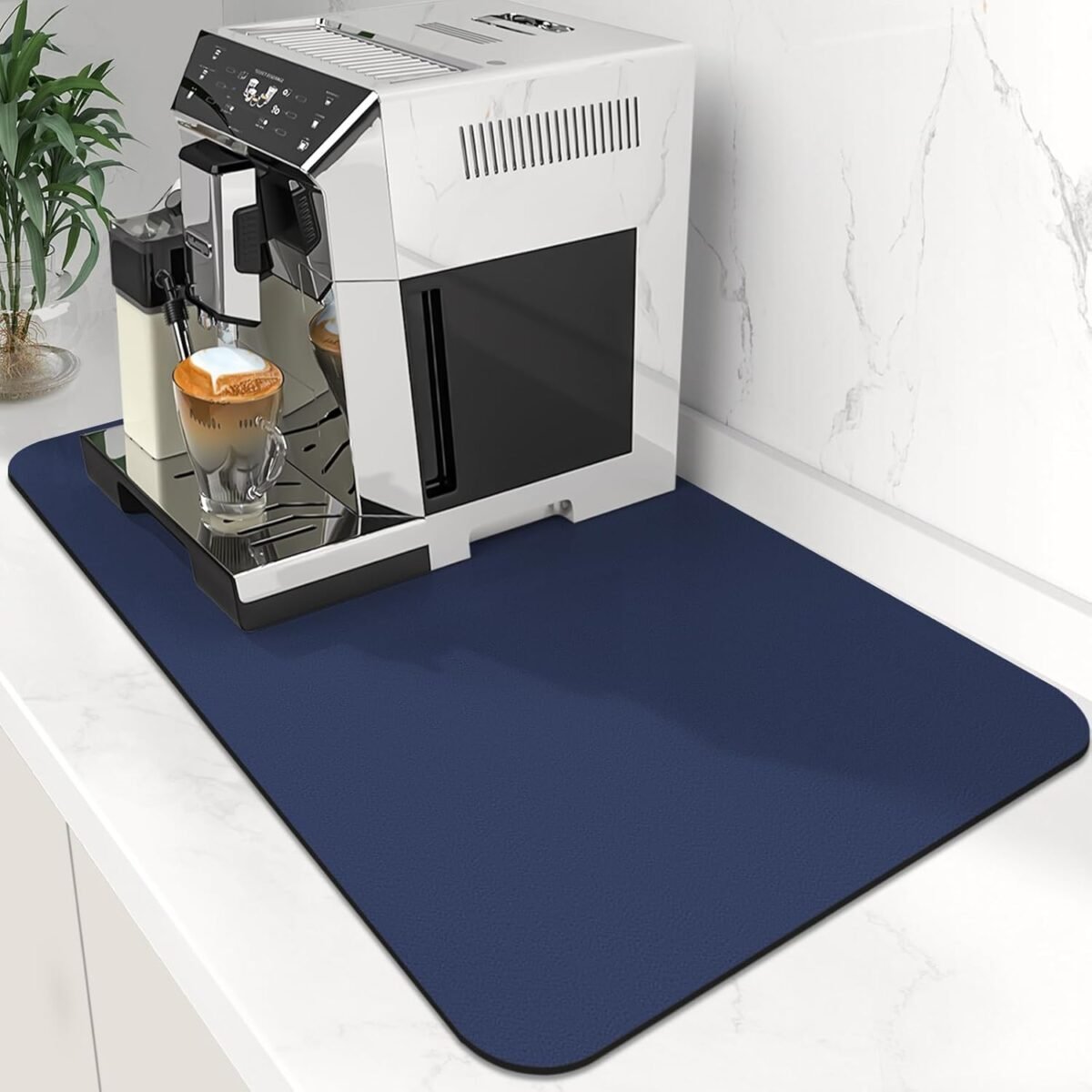 WISELIFE Coffee Mat Super Absorbent Dish Drying Mat Cof