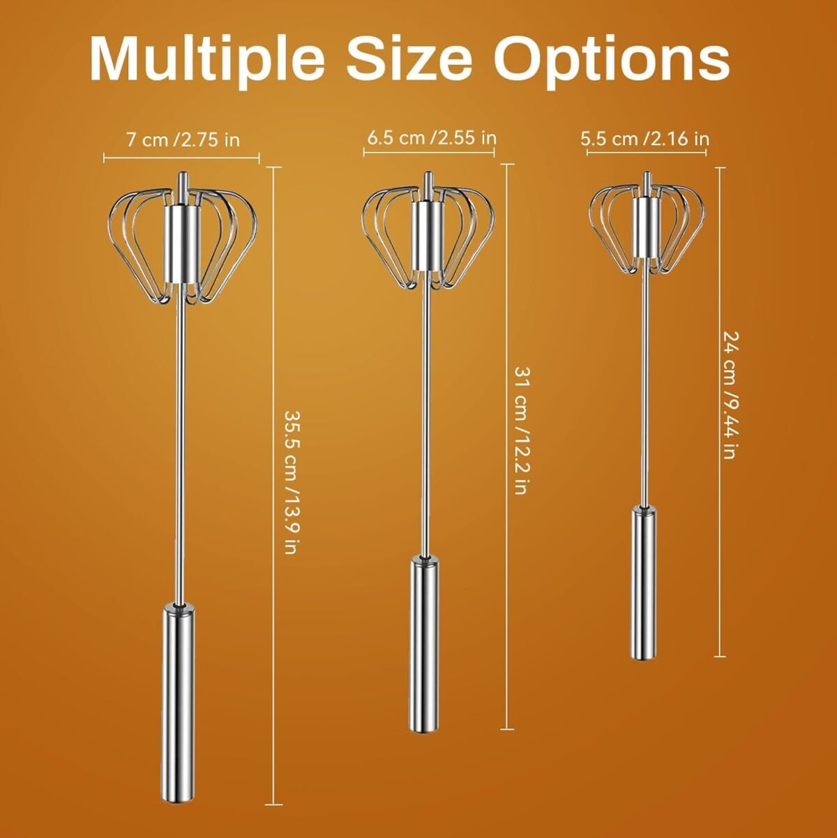 1745417269 Stainless Steel Semi Automatic Whisk 2024 New Stainles