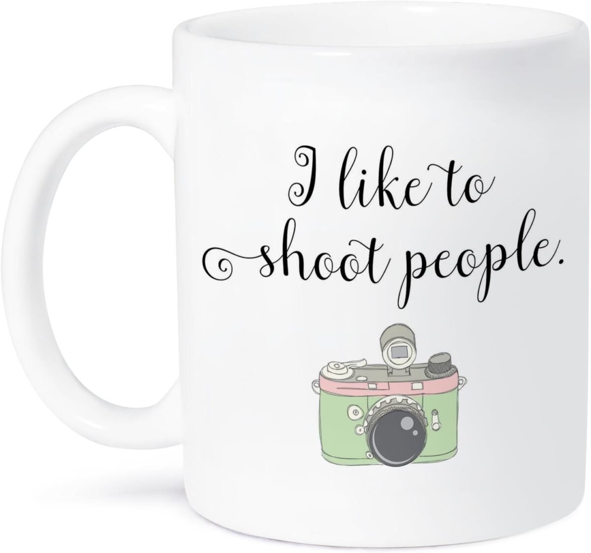 3dRose Coffee Mug Size 11oz I Like to Shoot People