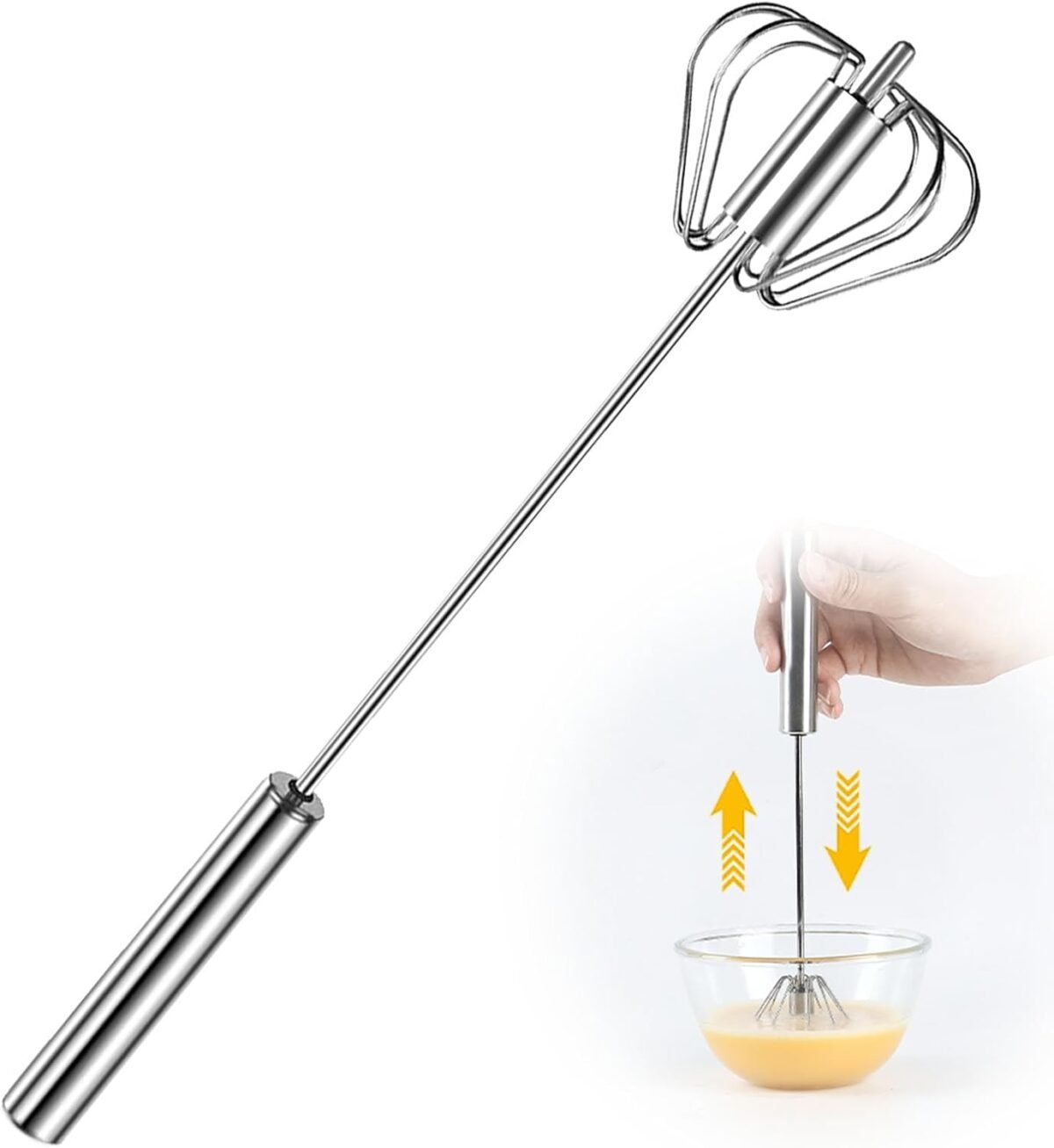 Stainless Steel Semi Automatic Whisk 2024 New Stainles