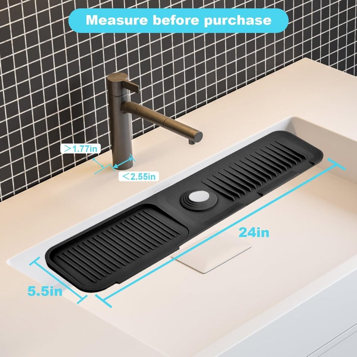 1747147582 5°slope kitchen sink splash guard silicone faucet mat h