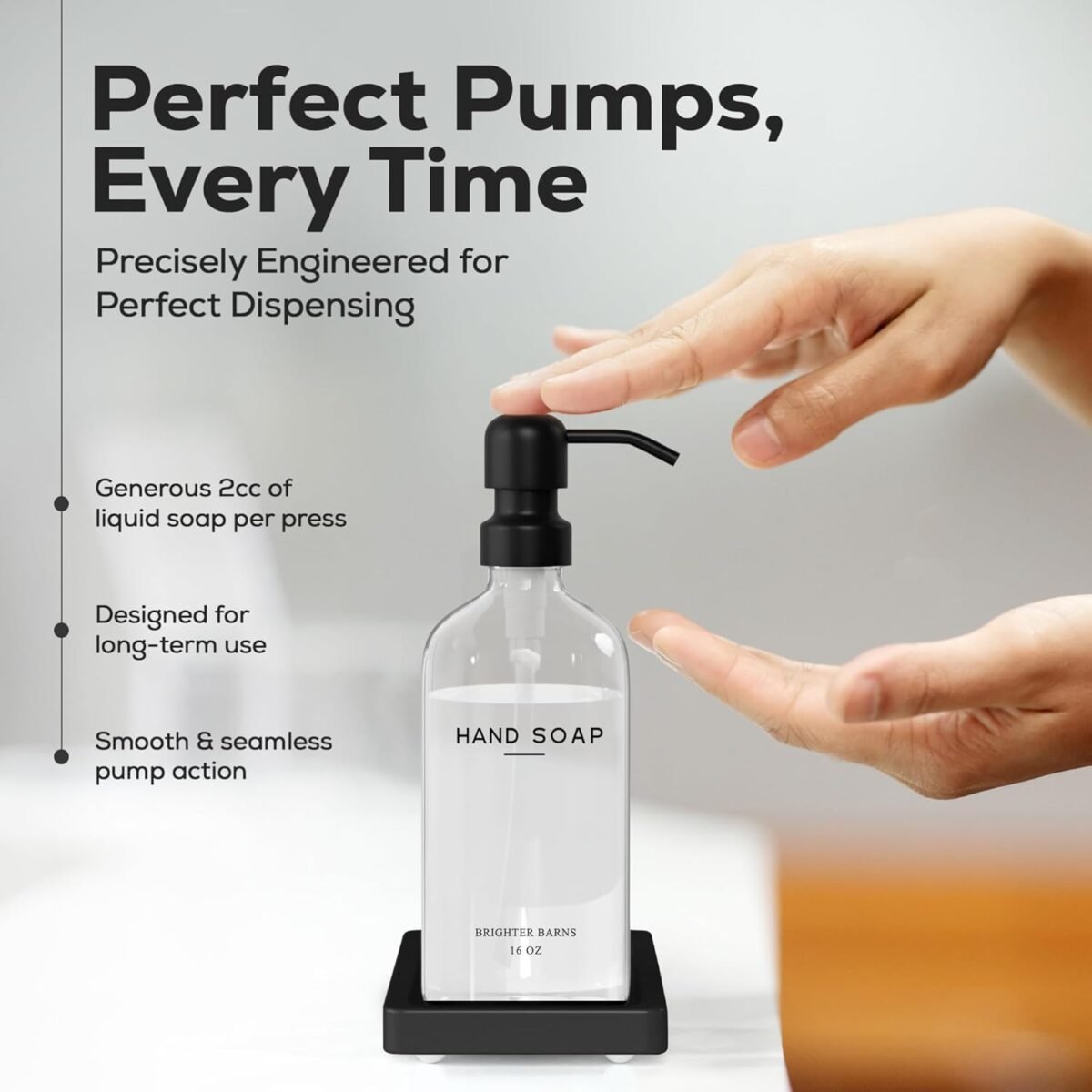 1749053159 Glass Hand and Dish Soap Dispenser Set by Brighter Barn