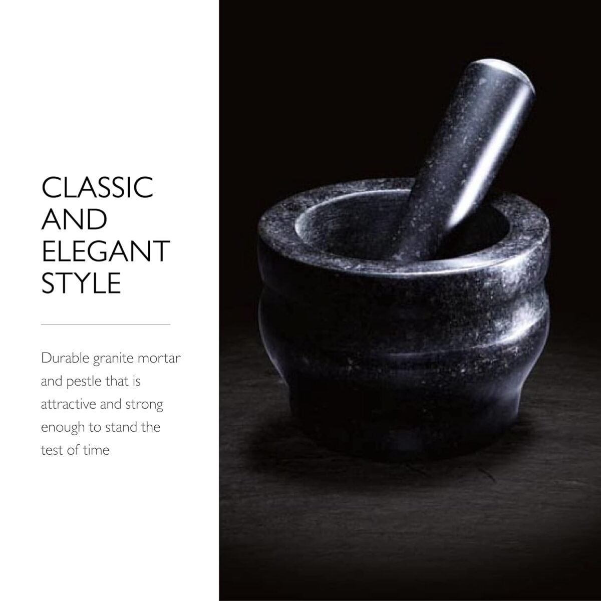 1749226067 Cole Mason 5.5 inch Granite Mortar Pestle Unpolis