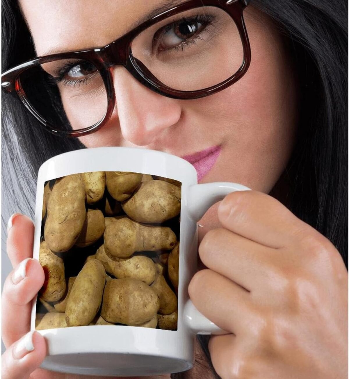 1749658844 3dRose mug 7883 1 Potato Pile Ceramic Mug Multicolor