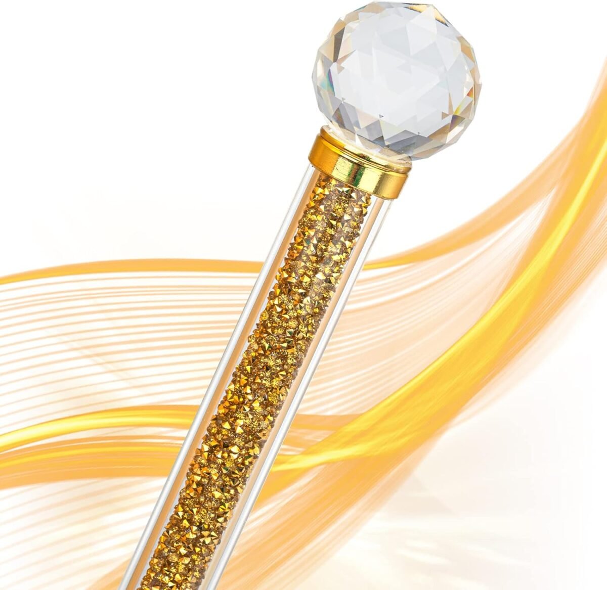 1750783902 Gold Paper Towel Holder Stand Crystal Paper Towel Holde