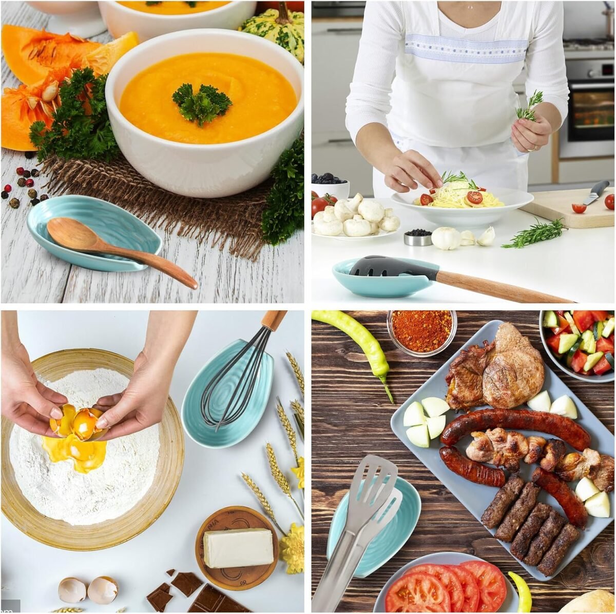 1750870342 Spoon Rest for Kitchen Counter Ceramic Cooking Spoon H